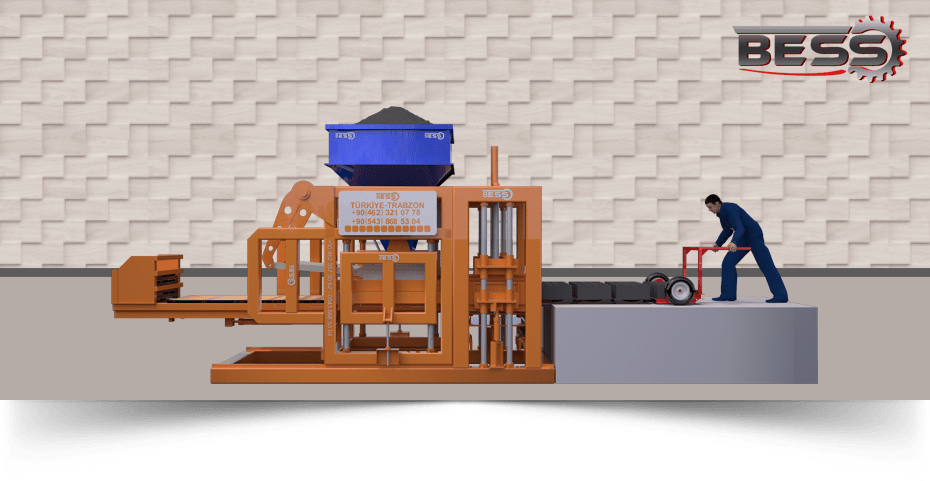 PRS1000 SEMI-AUTOMATIC HOLLOW BLOCK MACHINE ⚙️