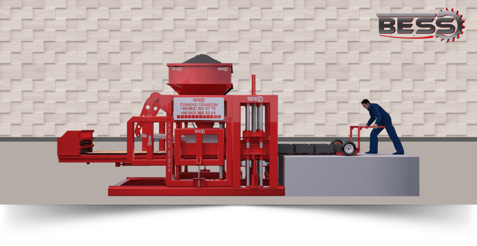 PRS400 SEMI-AUTOMATIC HOLLOW BLOCK MACHINE ⚙️