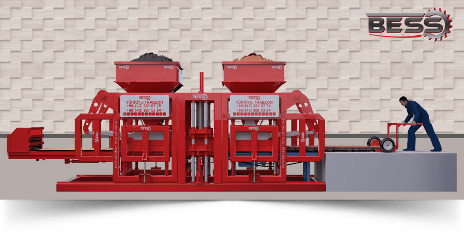 PRS402 SEMI-AUTOMATIC PAVING BLOCK MACHINE ⚙️